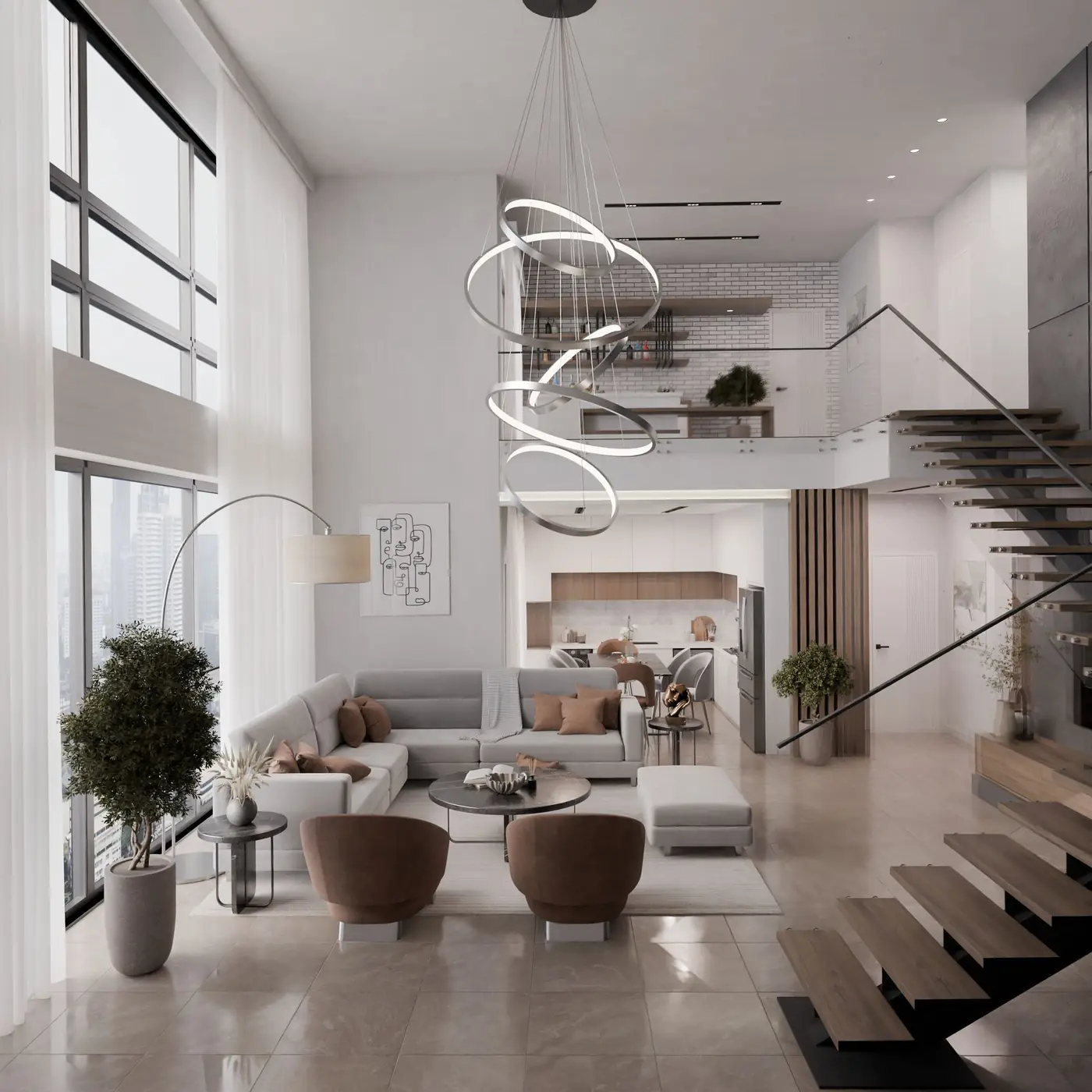 Interior mood for Expansive Duplexes — reference photography